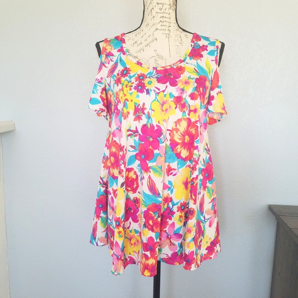 Lexington Avenue Cold Shoulder Blouse
